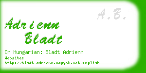 adrienn bladt business card